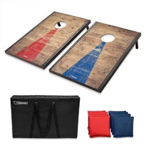 Classic Cornhole Set – Includes 8 Bean Bags, Travel Case and Game Rules